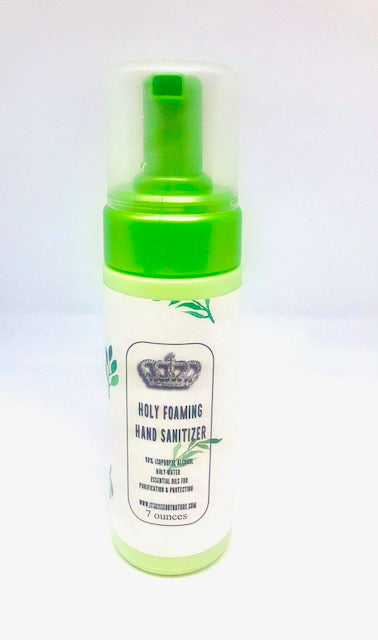 Holy Foaming Hand Sanitizer, 7 oz., natural hand sanitizer