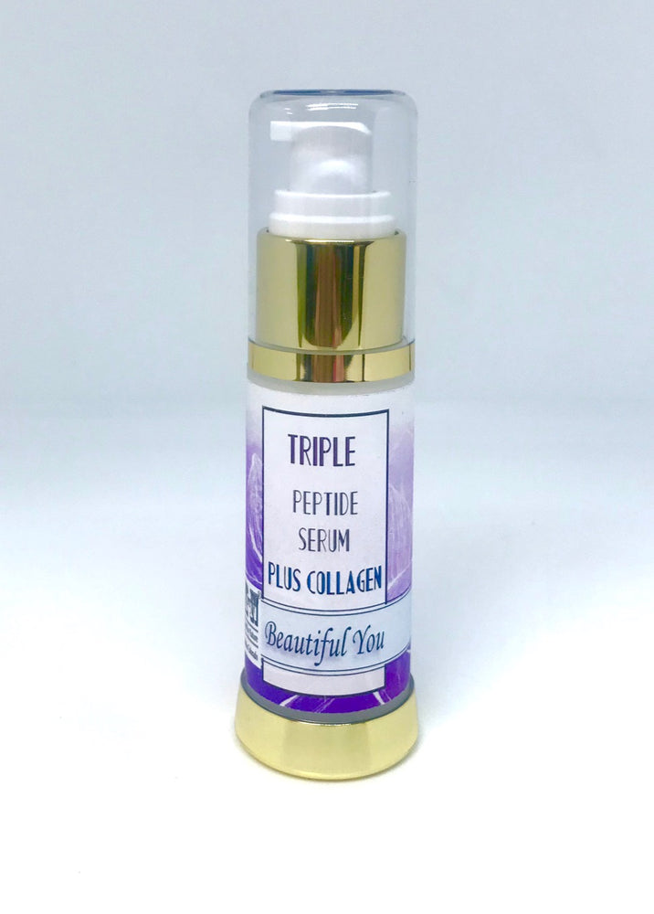 Triple peptide anti aging serum, 2.0 oz