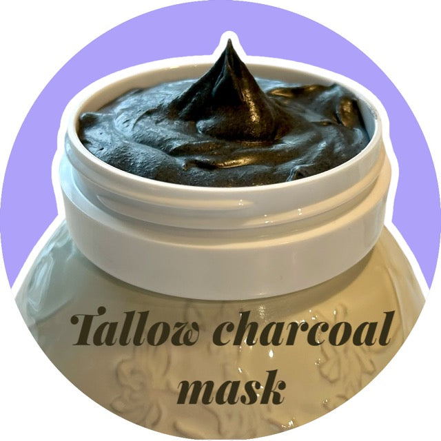 Tallow charcoal mask, 2 oz