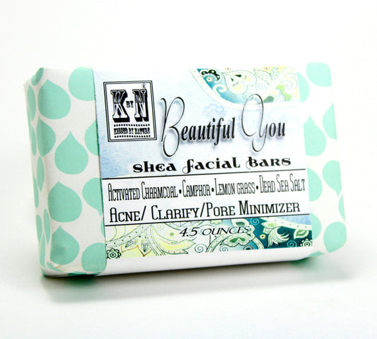 Charcoal Face Bar for acne and oily skin soap