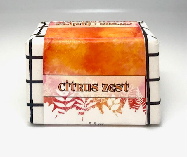 goat milk soap citrus zest