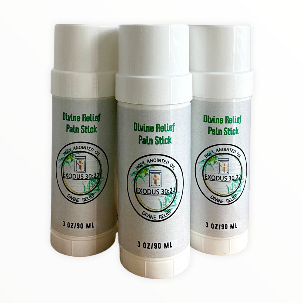 Pain Stick Divine Relief, 3 oz bundle of 3 and save