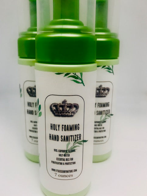 Holy Foaming Hand  Sanitizer, 7 oz., natural hand sanitizer
