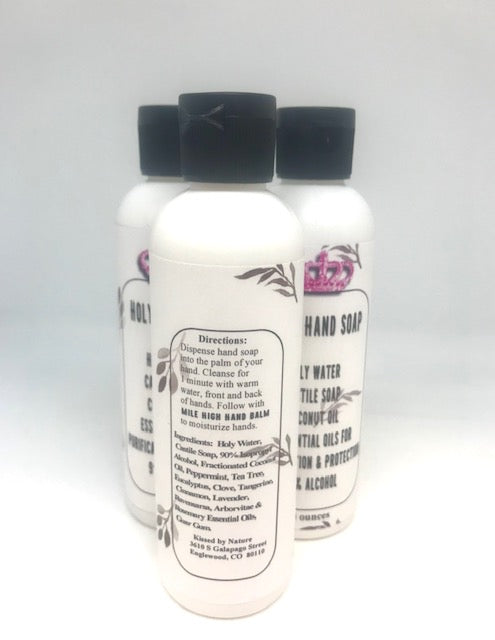 Holy Hand Soap, sanitizer, 4 oz., $8.00
