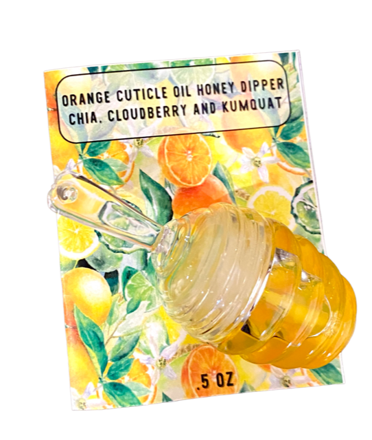 Cuticle oil, .5 oz honey dipper