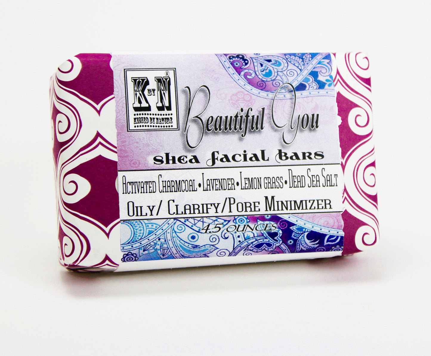 charcoal lavender face bar