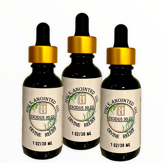 Holy Oil Divine Relief, 30 ml 1 oz, set of 3